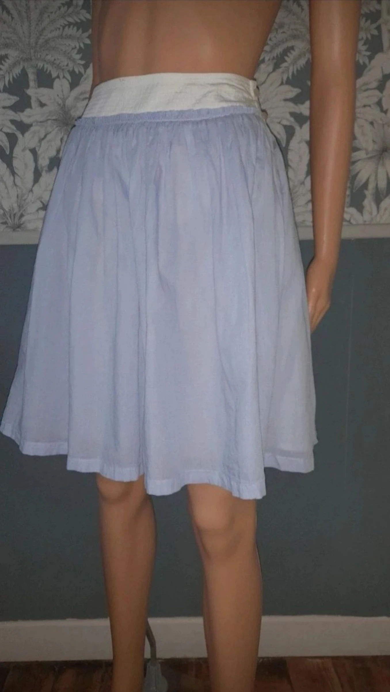 Falda Tara Jarmon azul talla 38 – photo 6